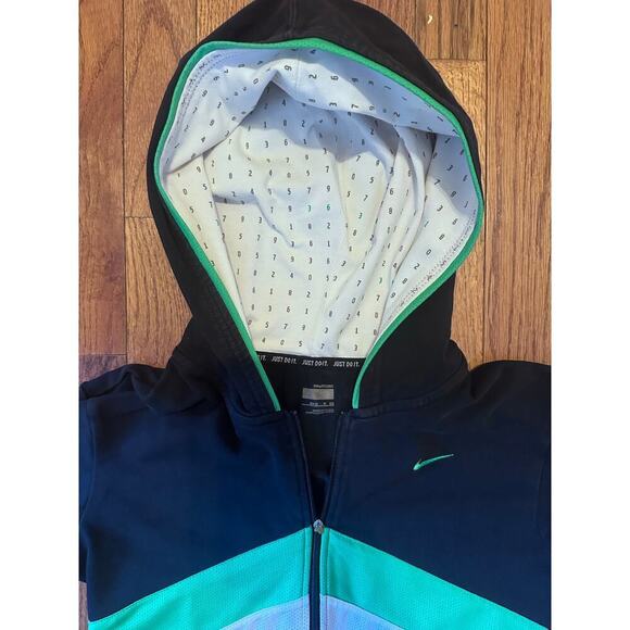 Nike Women's Full zip jacket With Hood Black AND green Size Small - Picture 11 of 16